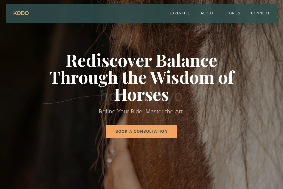 Experience Equine Therapy